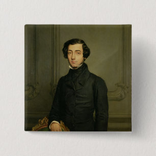 Charles-Alexis-Henri Clerel de Tocqueville 1850 Button