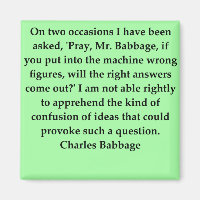 Charles Babbage Zitat