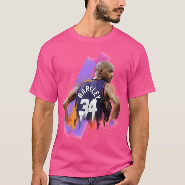 Charles Barkley Basketball 30 Vierer Rückseite T-Shirt (Vorderseite)