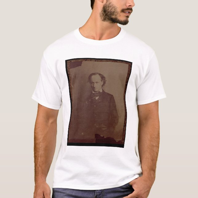 Charles Baudelaire (1820-1867), französischer T-Shirt (Vorderseite)