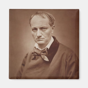 Charles Baudelaire (1821-67), französischer Dichte Magnet