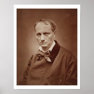 Charles Baudelaire (1821-67), französischer Dichte Poster