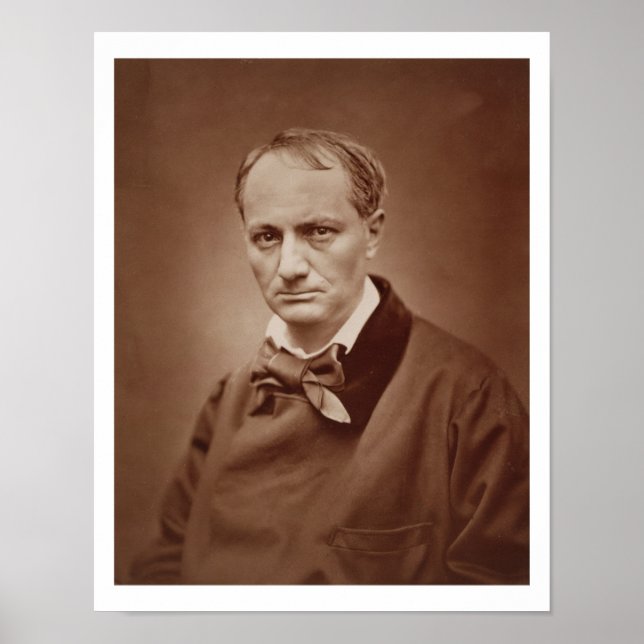 Charles Baudelaire (1821-67), französischer Dichte Poster (Vorne)