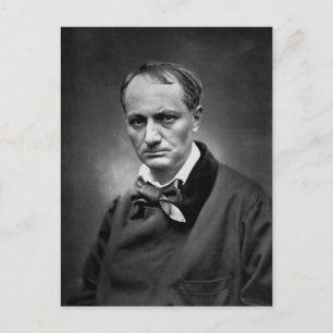 Charles Baudelaire - altes Foto 1878 Postkarte
