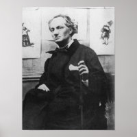 Charles Baudelaire mit Gravuren, c.1863
