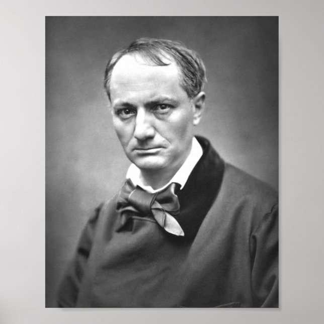 Charles Baudelaire Portrait Poster (Vorne)