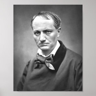 Charles Baudelaire Porträt Poster