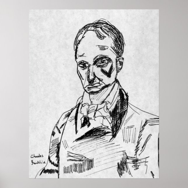 Charles Baudelaire Poster (Vorne)