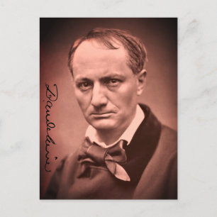 Charles Baudelaire Postkarte