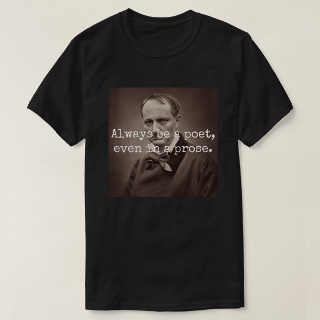 Charles Baudelaire T-Shirt (Design vorne)