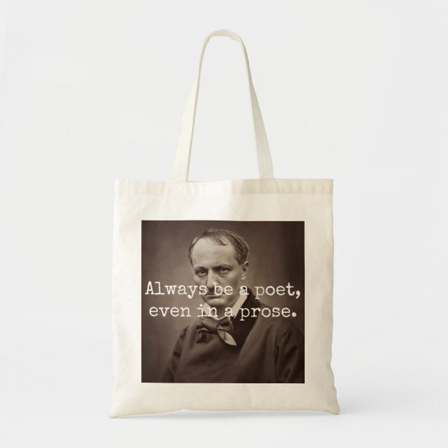 Charles Baudelaire Tragetasche (Vorne)