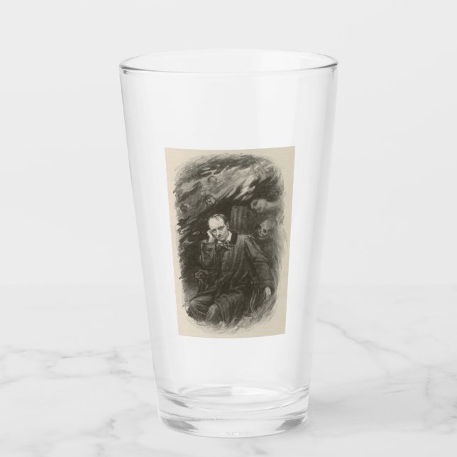 Charles Baudelaire (von Georges Rochegrosse) Glas (Vorderseite)