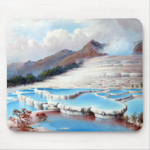 Charles Blomfield White Terraces, Neuseeland Mousepad