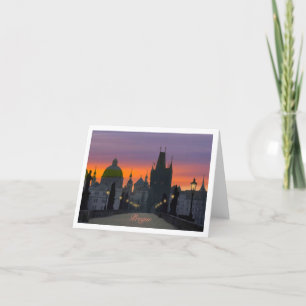 Charles Bridge Note Card Karte
