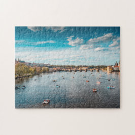 Charles Bridge, Prag City, Tschechische Republik Puzzle