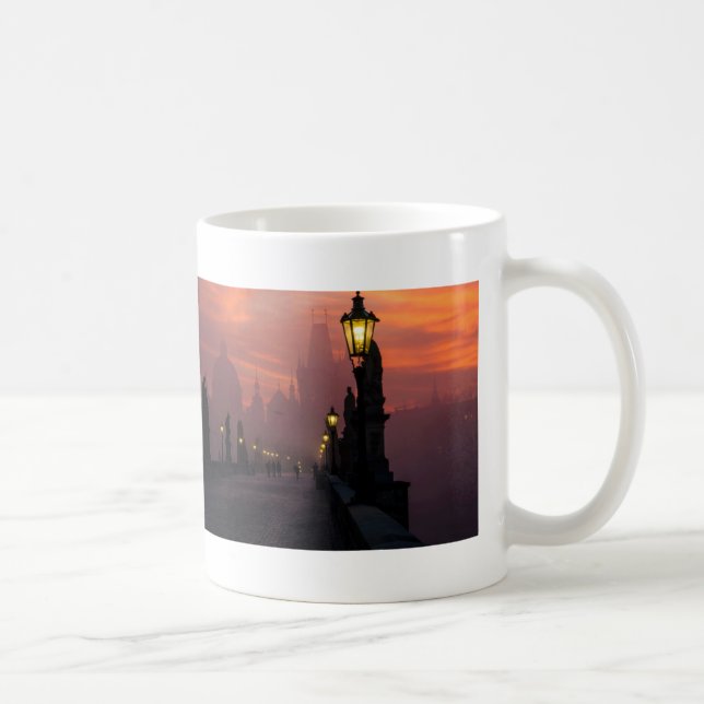 Charles Bridge Prag Kaffeetasse (Rechts)