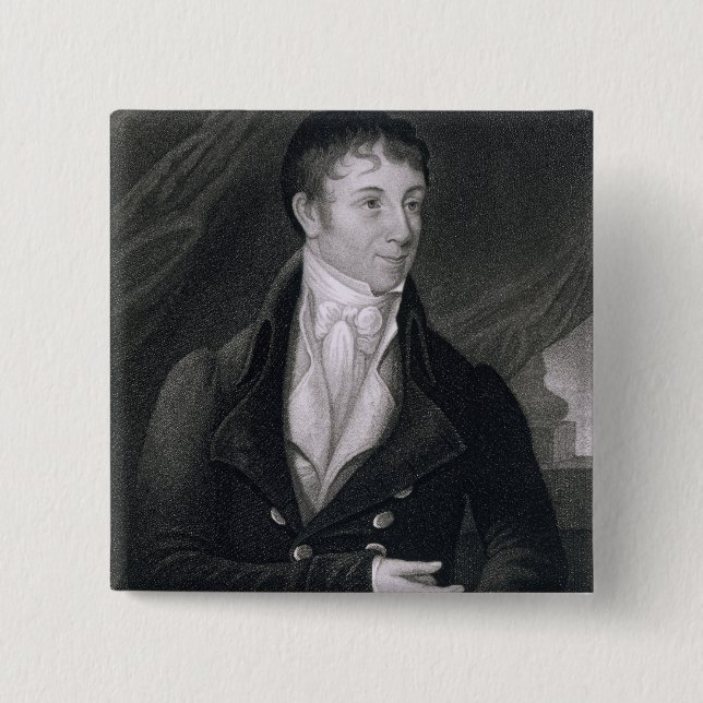 Charles Brockden Brown (1771-1810) graviert von Button (Vorderseite)