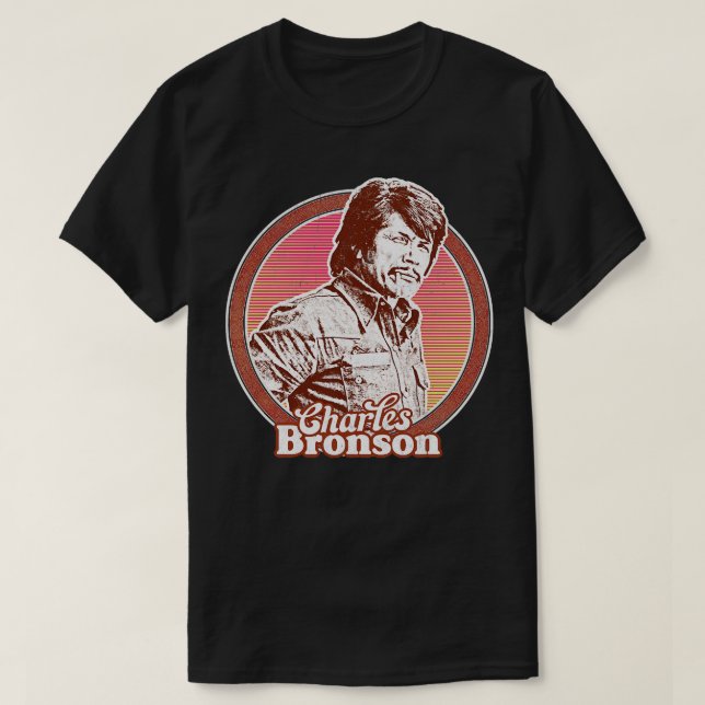Charles Bronson Cult Fan Design T-Shirt (Design vorne)