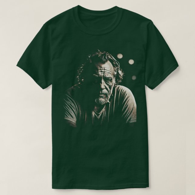 Charles Bukowski 9 T-Shirt (Design vorne)
