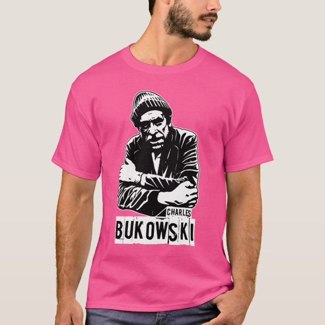 Charles Bukowskivintage für Fans T-Shirt (Vorderseite)