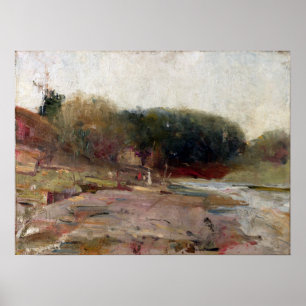 Charles Conder auf dem Fluss Yarra, nahe Poster