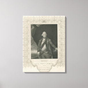 Charles Cornwallis Leinwanddruck
