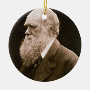 Charles Darwin (1809-82) (Foto) Keramikornament