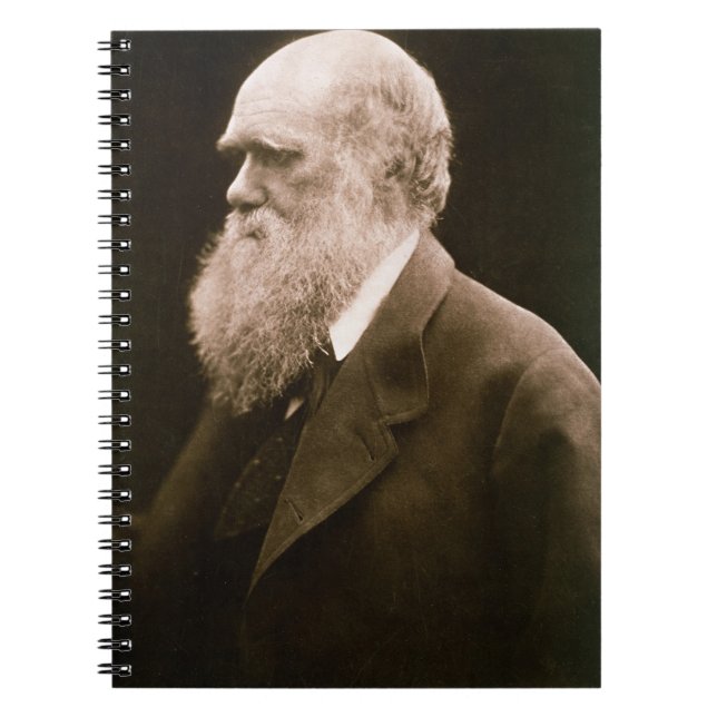 Charles Darwin (1809-82) (Foto) Notizblock (Vorderseite)