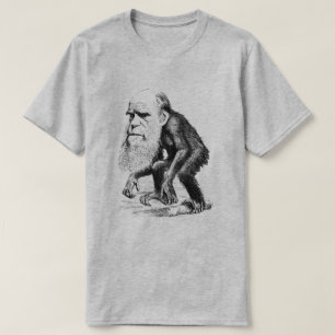Charles Darwin als Affe T-Shirt