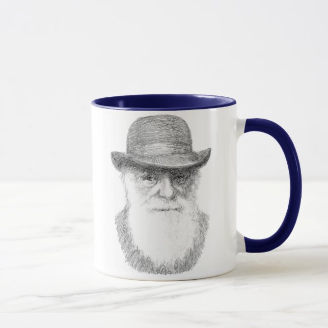 Charles Darwin - anwendbares Zitat Tasse (Rechts)