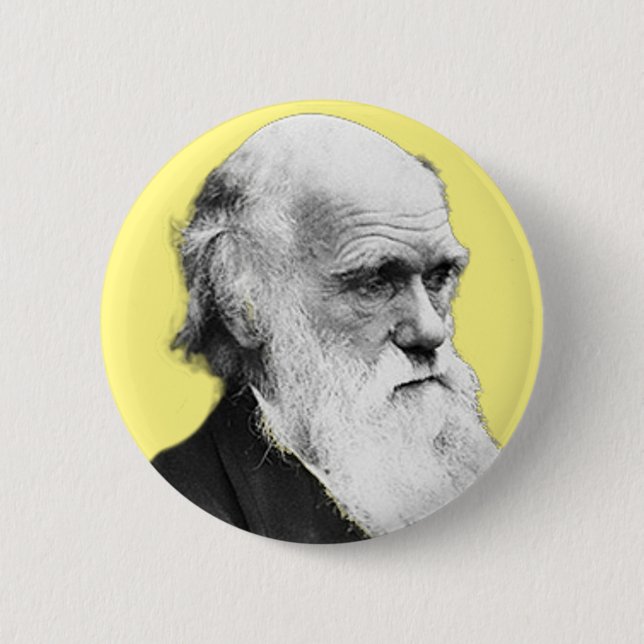 Charles Darwin Button (Vorderseite)