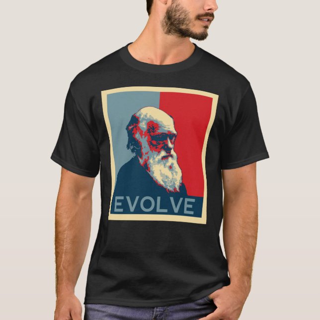 Charles Darwin Evolve Evolution Essential T - Shir T-Shirt (Vorderseite)