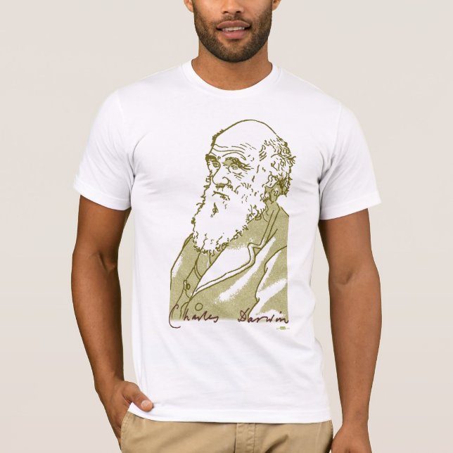 Charles Darwin. Frauen-T - Shirt (Vorderseite)