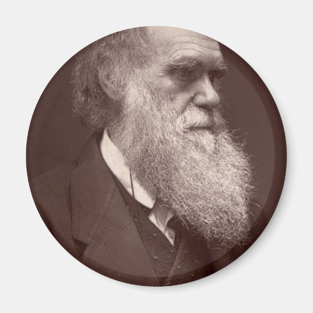 Charles Darwin Magnet (Vorne)