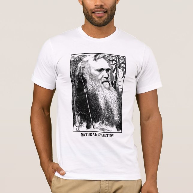 Charles Darwin - Natürliche Auswahl T-Shirt (Vorderseite)