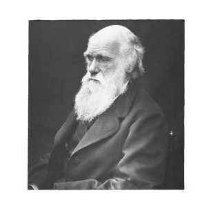 Charles Darwin Portrait Notizblock