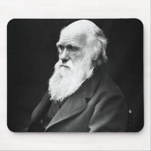 Charles Darwin Porträt Mousepad