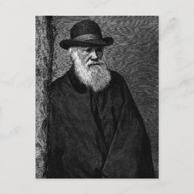 Charles Darwin Postcard Postkarte (Vorderseite)