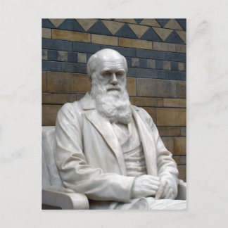 Charles Darwin Postcard Postkarte