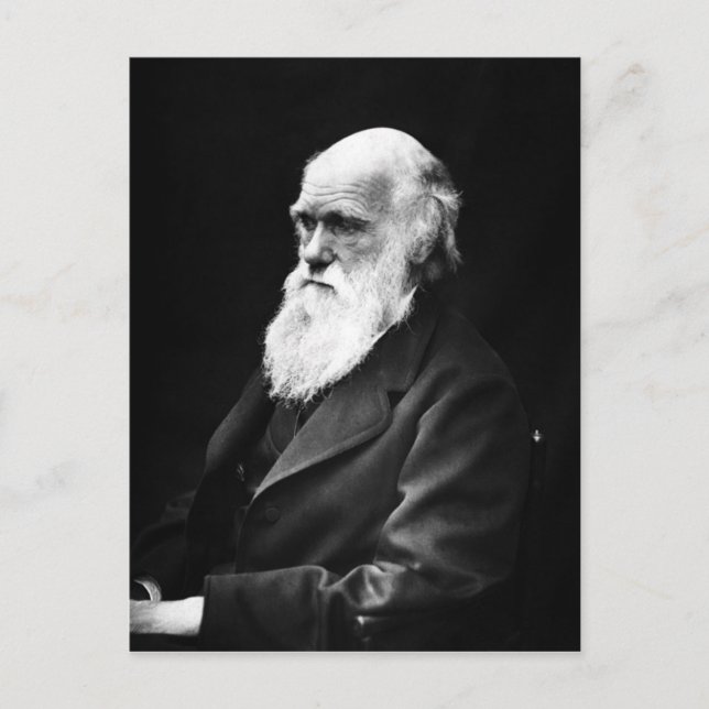Charles Darwin Postcard Postkarte (Vorderseite)