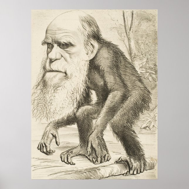 Charles Darwin Poster (Vorne)