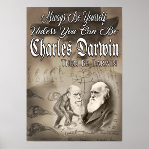 Charles Darwin Poster
