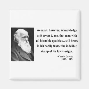 Charles Darwin Quote 1b Magnet