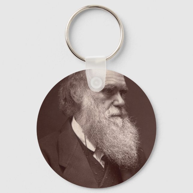 Charles Darwin Schlüsselanhänger (Vorderseite)