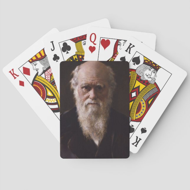 Charles Darwin Spielkarten (Rückseite)