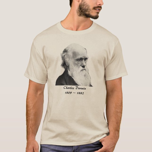 Charles Darwin T-Shirt (Vorderseite)