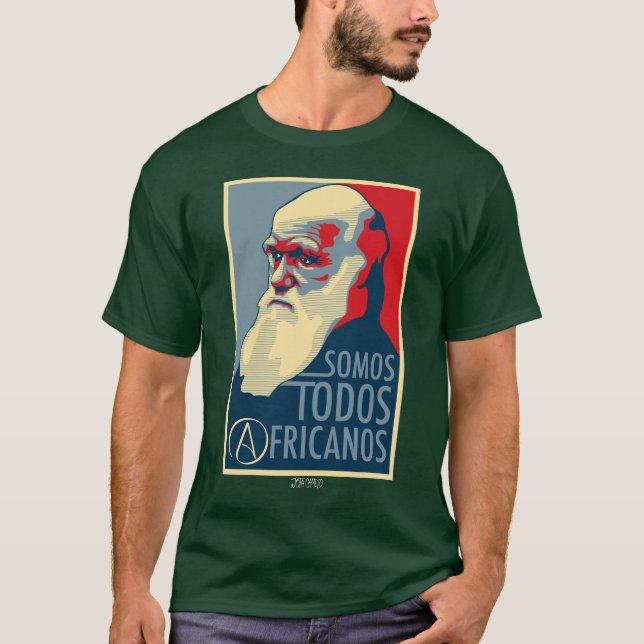 Charles Darwin T-Shirt (Vorderseite)