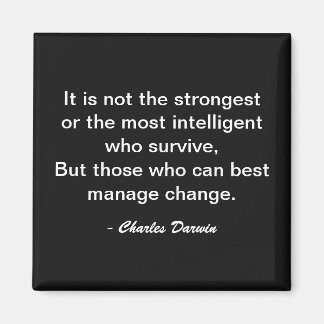 Charles Darwin Überlebensveränderungs-Motivationsz Magnet