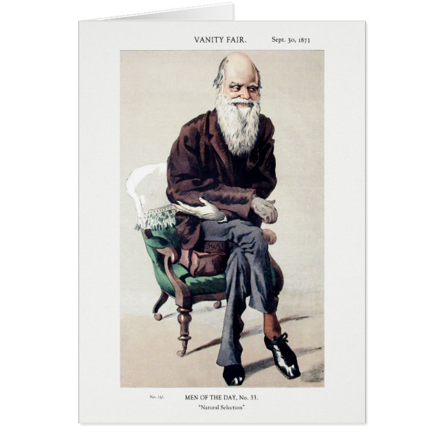 Charles Darwin Vanity Fair Illustration (Vorne)