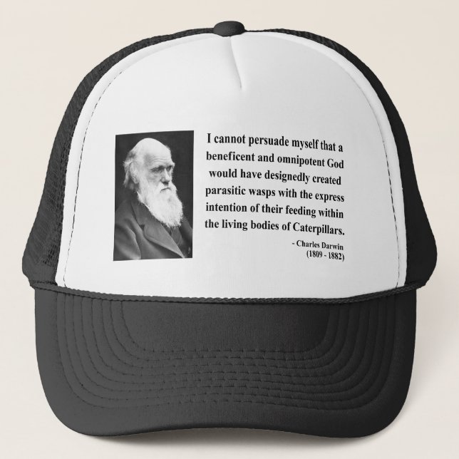 Charles Darwin-Zitat 2b Truckerkappe (Vorderseite)